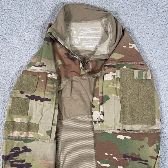 Aurora Industries Army Combat Shirt Mens S Multicam Camo BDU Made in USA Pockets - Picture 3 of 6